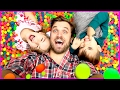 3000 BOUNCY BALLS ON TRAMPOLINE CHALLENGE WITH JHOUSE VLOGS Sam Nia