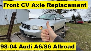 Audi Drive Axle Noises & Vibrations: 2012-2025 Q5, A6, Q7, S6 & More