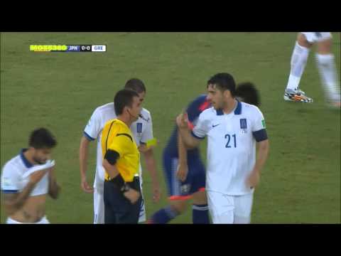 Japan vs Greece 0-0 (19/06/14) HIGHLIGHTS