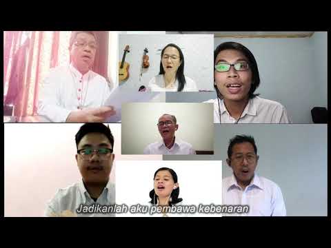 "Jadikanlah Aku Pembawa Damai" VC Stella Maris bersama Mgr. Adrianus Sunarko, OFM.