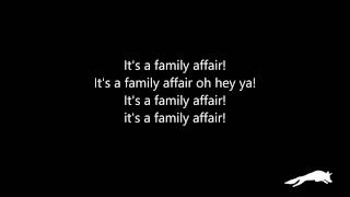 Sly &amp; The Family - Family Affair - Lyrics