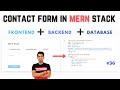 MERN 36 Complete Working Contact Form In MERN Stack In Hindi 2021
