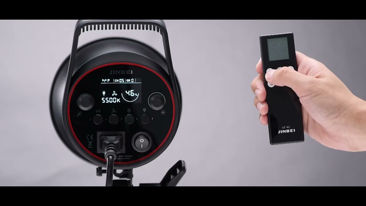 JINBEI EF 150PRO LED Video Light Operation Tutorial