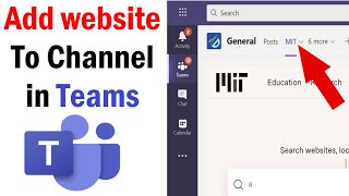 Add Website or URL to Microsoft Teams Channel | add website to Microsoft Teams | add Link to MSTeams