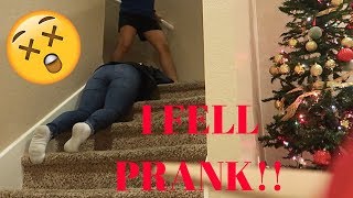 FALLING PRANK ON BOYFRIEND! | VLOGMAS DAY 4!