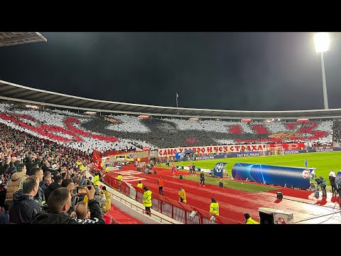 Koreografija Delija: "Samo hrabro i bez straha!" (Crvena zvezda - Lajpcig)