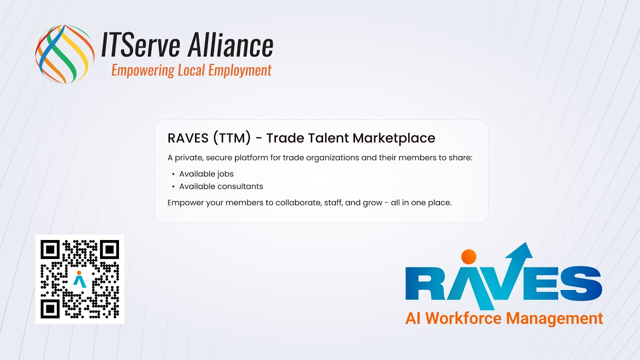 ITServe + RAVES Trade Talent Marketplace