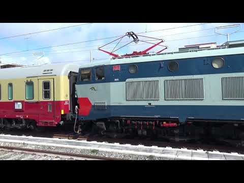 Avviamento gruppi statici + compressori del locomotore E656.492!