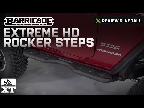 Jeep Wrangler Barricade Extreme HD Rocker Steps (2007-2017 JK 2-Door) Review & Install
