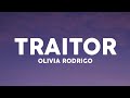Olivia Rodrigo - traitor (Lyrics)