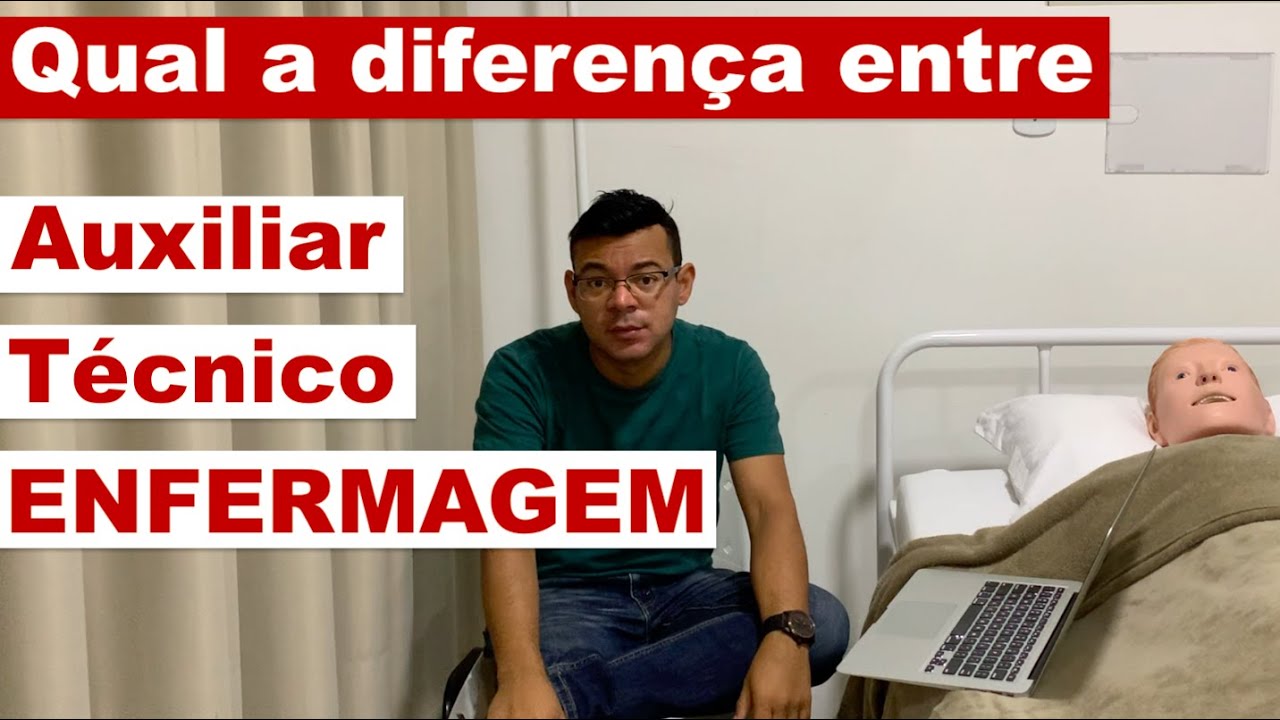 Qual a diferença do Auxiliar para o Técnico de Enfermagem?