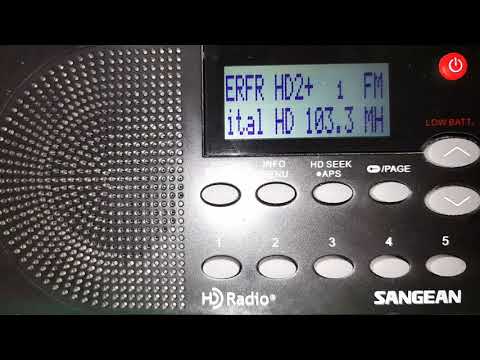 XERFR-FM 103.3 MHz, HD2: Grupo Fórmula 103.3,  Ciudad de México, 2 de septiembre del 2021.