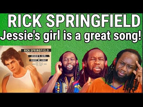 RICK SPRINGFIELD - Jessie's Girl REACTION - First time hearing this great song!