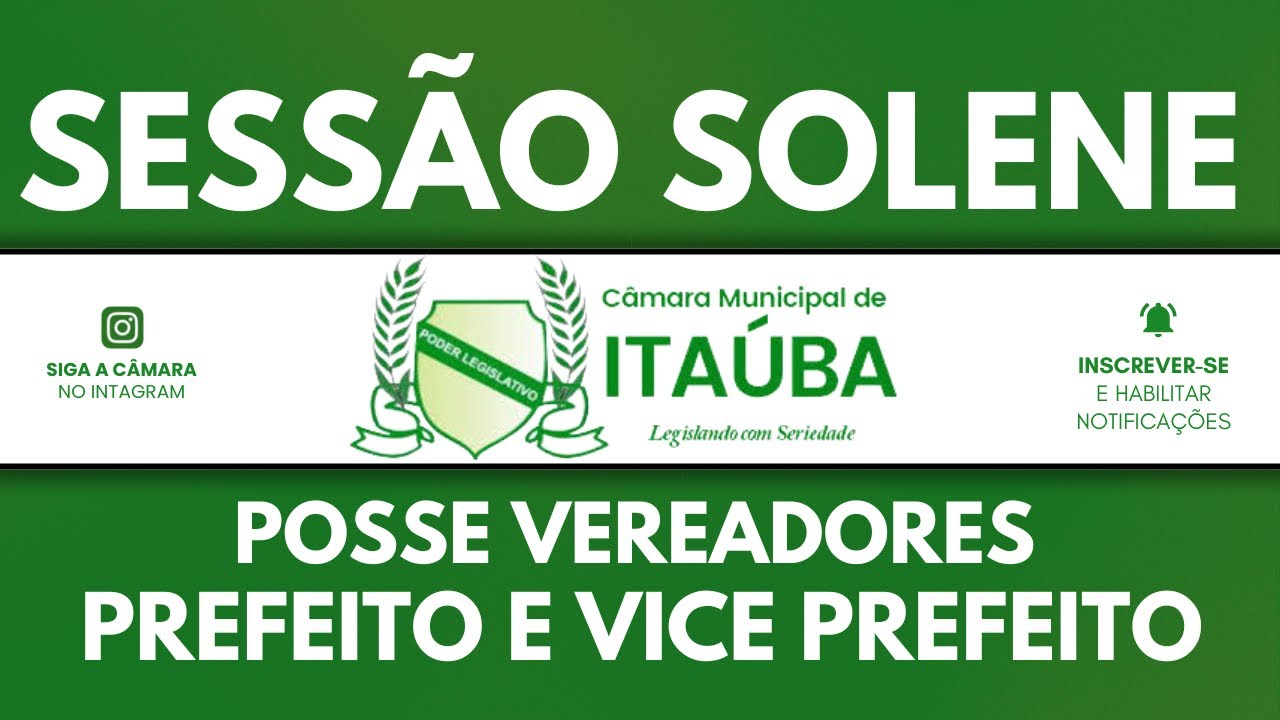 Imagem - SESSÃO SOLENE DE POSSE VEREADORES PREFEITO E VICE PREFEITO PARA 2025 A 2028