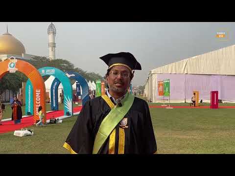 Prof. Khondaker A. Mamun Extends Best Wishes to Graduates at UIU 8th Convocation 2025