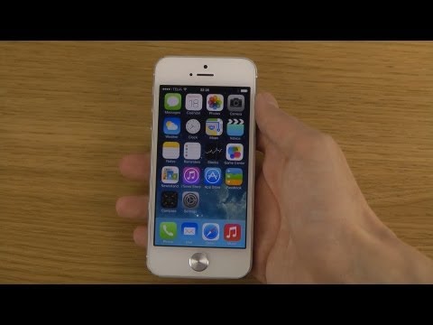 iPhone 5 New iOS 7 Final Public First Look & Setup