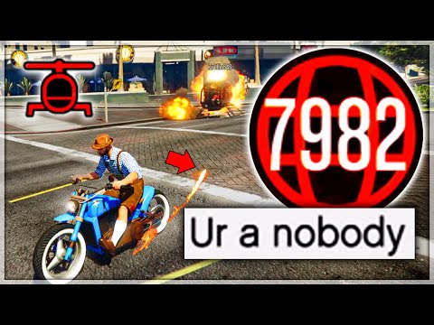 Ragebaiting a Level 7982 Griefer on My Deathbike!! (1 BILLION KD)