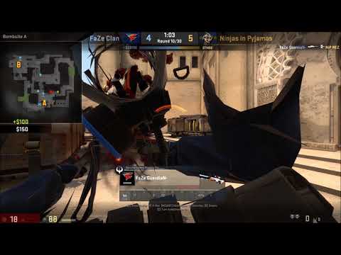 POV - Guardian (FaZe)(31-14) vs NiP / 16-6 / mirage / 09.10.2017 / 1080p 60fps