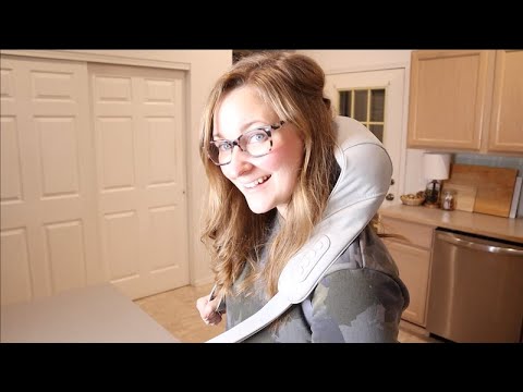 Neck & Back Massager Review | Cordless 4D 6 Massage Modes Shoulder Massager with Heat BURRKI