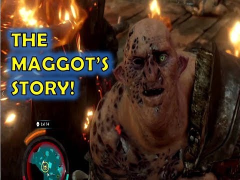 THE MAGGOT CREEPIEST ORC DERANGED?! - Shadow of War WORM LICKER QUOTES / SHAMING (Orc Tales #3)