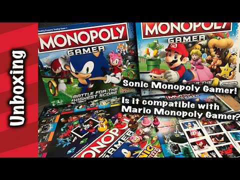 Is Sonic Monopoly Gamer compatible with Mario Monopoly Gamer?