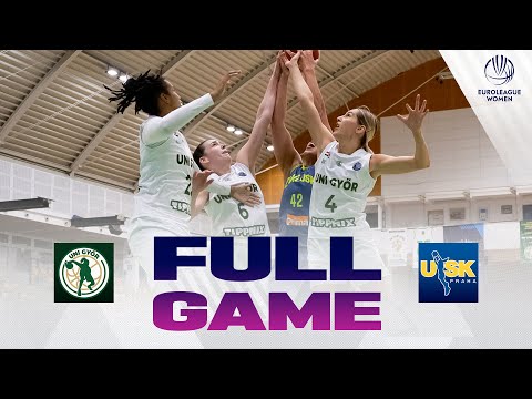 Uni Gyor v ZVVZ USK Praha | Full Basketball Game | EuroLeague Women 2024-25