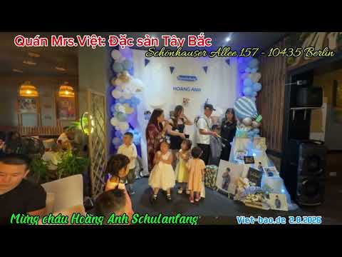 Quán Mrs.Việt: Mừng Schulanfang cháu Hoàng Anh (2.8.2026)