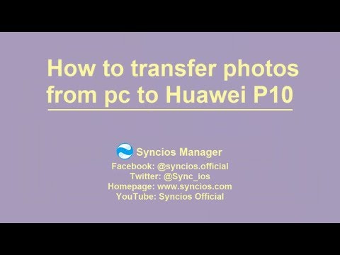 How to Transfer Photos from PC to Huawei P10
