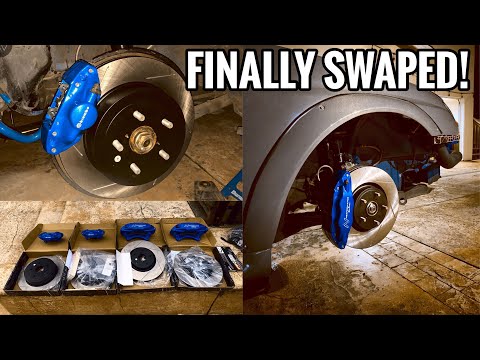 COMPLETING MY STI SWAP AND CUSTOM BREMBO REVEAL!