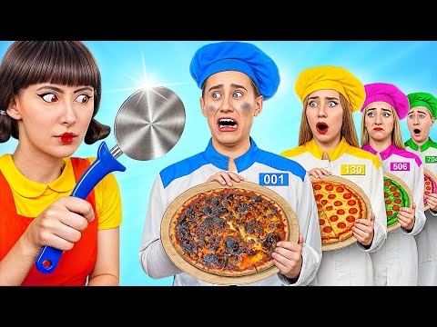 Izazov Kuhanja u Igri Lignje 2 | Tko Pobjeđuje u Tajnoj Kuhinjskoj Bitci Multi DO Joy