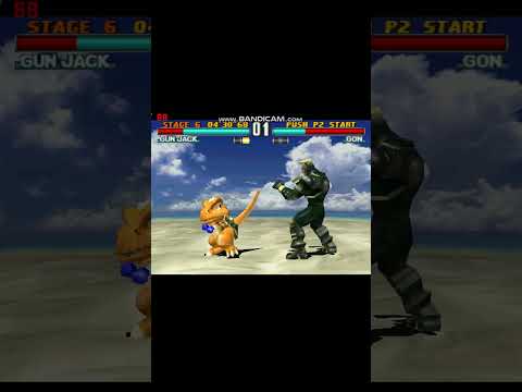 TEKKEN 3 gunjack vs gon