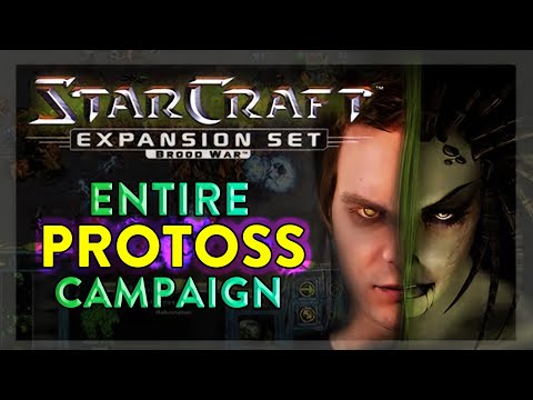 ENTIRE StarCraft BROODWAR Campaign - Husky Plays - All Protoss Missions Walkthrough