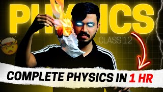 Class 12 Physics Full Syllabus Oneshot in 1 hour 😱🔥 Boards 2023-24 Score 70/70 in Physics #cbse