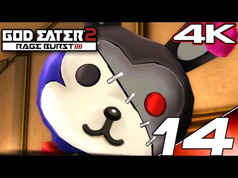 GOD EATER 2 RAGE BURST Gameplay Walkthrough Part 14 - Kigurumi Character Episode (4K 60FPS)