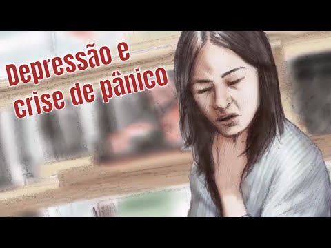Testemunho Ilustrado Mãos Ensanguentadas de Jesus  - Uma terrível depressão e crise de pânico.