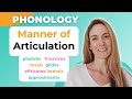 Manner of Articulation | Consonant Sounds in English - Phonology