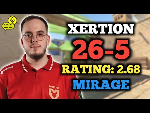 🔥 XERTION (26-5) RT: 2.68 | EU FACEIT (MIRAGE) +VOICE | CS2 POV