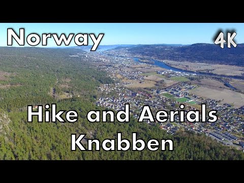DayTrip from Oslo: Stroll and Aerials from Knabben (Drammen, Norway) 4K
