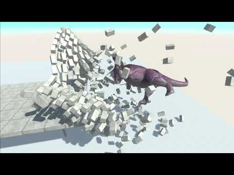 PINNING GIANT UNITS TO WALL - Animal Revolt Battle Simulator