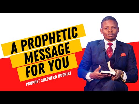 UN MESSAGGIO PROFETICO PER TE | Profeta Pastore Bushiri