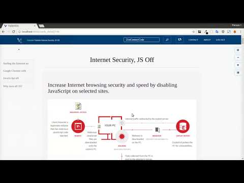 Increase speed and security, JavaScript Off.