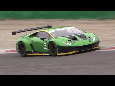 Lamborghini Huracan GT3 EVO First Official Tests at Monza Circuit