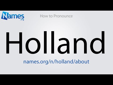 How to Pronounce Holland