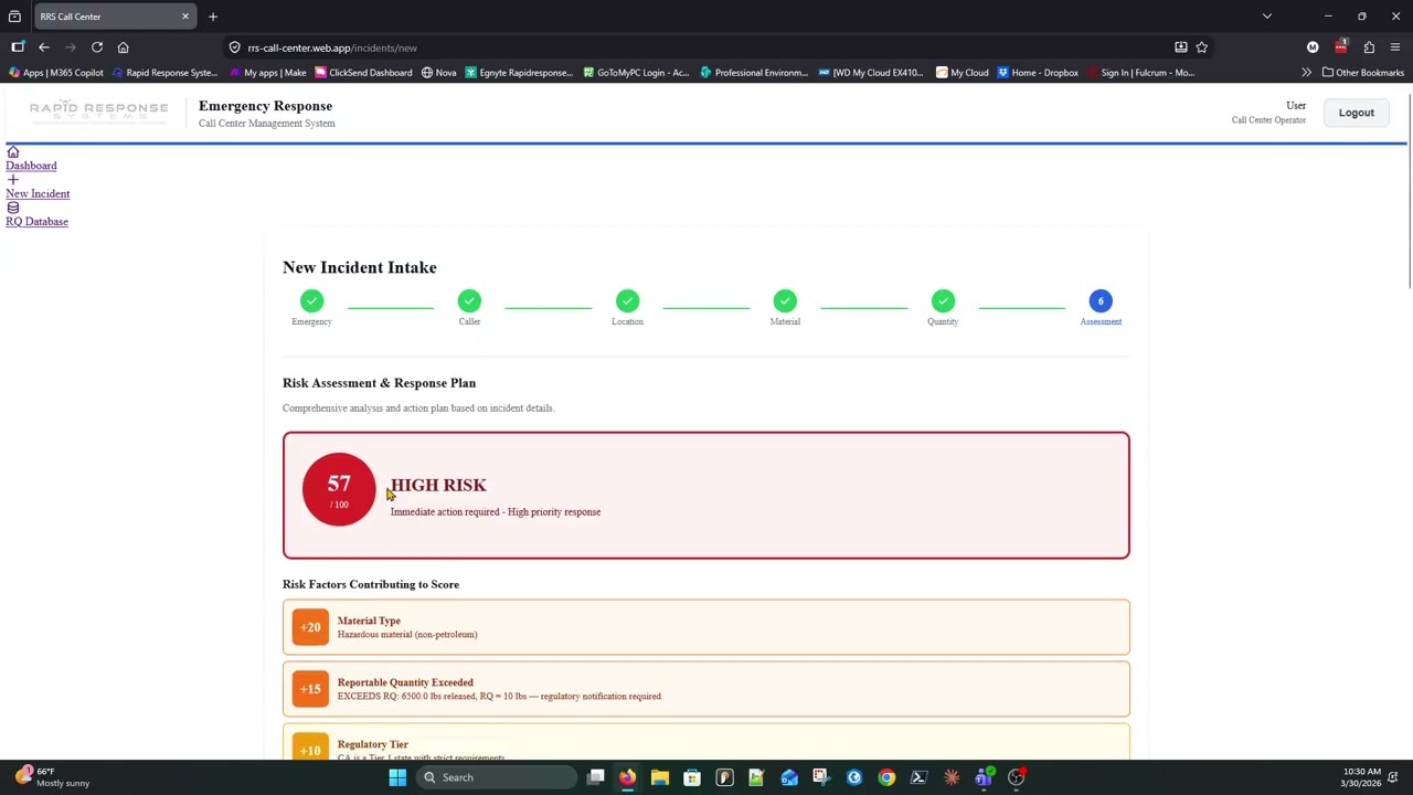 Call Center Emergency Management System
