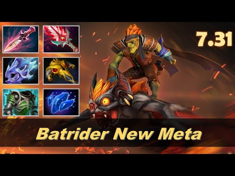 Batrider Mid Carry, Max Attack Speed Build + Aghanim's Shard | Dota 2 7.31 New Meta Highlights
