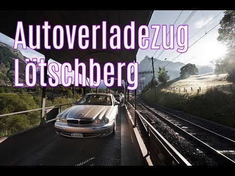 Autoverladezug Lötschberg - On Tour in Switzerland