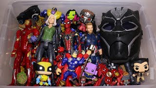 Download lagu Marvel Toy Box: Avengers Action Figures, Black Panther, Spider-Man, Iron Man and More mp3