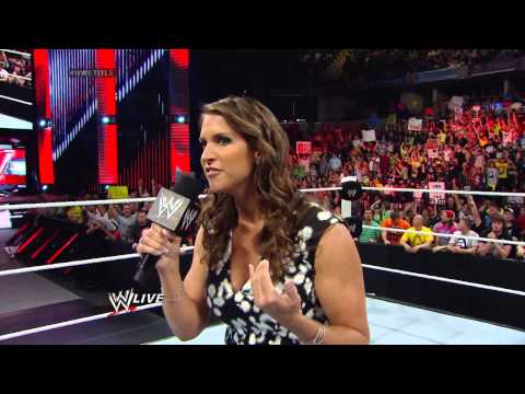 Video: Stephanie McMahon makes an announcement regarding the fate of the WWE World Heavyweight Title - Raw, June 2, 2014