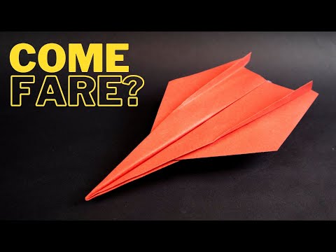 Aereo di carta più veloce del mondo | Come fare un aereo di carta