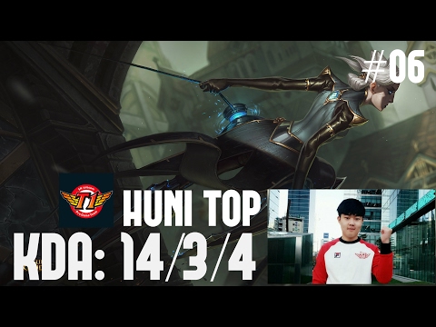 SKT T1 Strem: SKT T1 Huni Playing Camille vs Nautilus In Challenger Korea #06